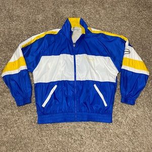 Vintage 1990’s Sergio Tacchini Windbreaker Track Jacket Men’s Size MEDIUM